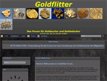 Tablet Screenshot of goldflitter.com